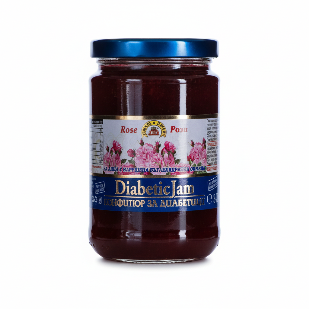 Dolen Chiflik Diabetic Rose Jam - квадратний формат