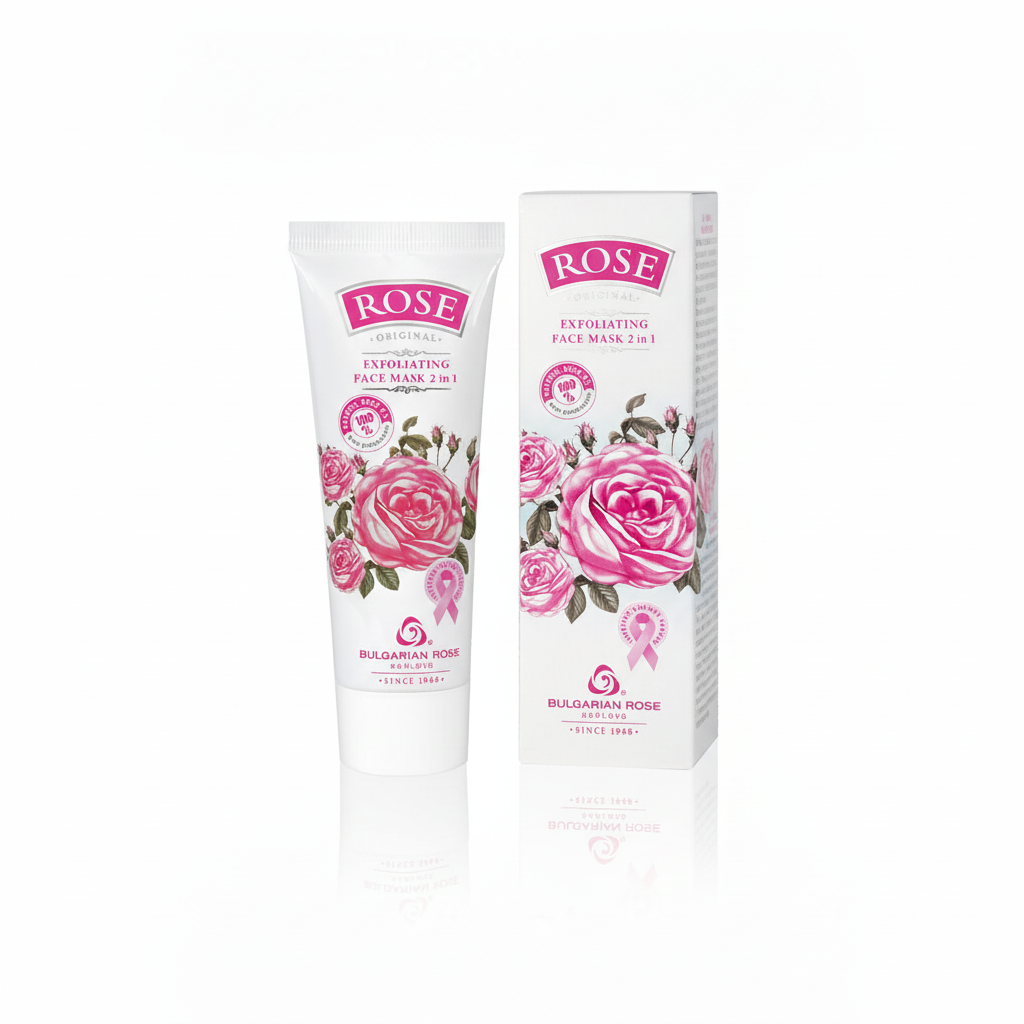 Очищуюча маска-ексфоліант для обличчя Rose Original 2 в 1 від Bulgarian Rose 75 мл