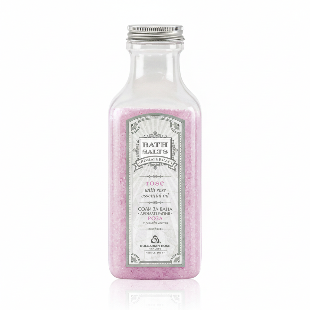 Сіль для ванн трояндова від Bulgarian Rose 470 г