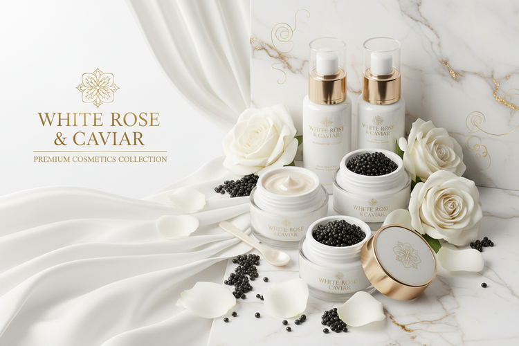 Колекція White Rose & Caviar — преміальний догляд Arsy Cosmetics від RosaLine