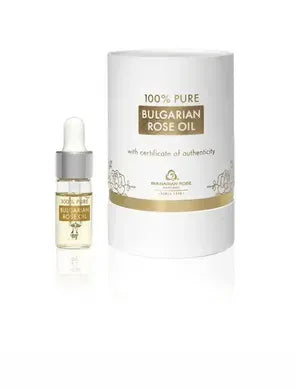 Натуральна 100% ефірна олія болгарської троянди Bulgarian Rose 3 мл