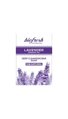 Глибоко очищувальне мило VIA Natural Lavender від BioFresh 100 г