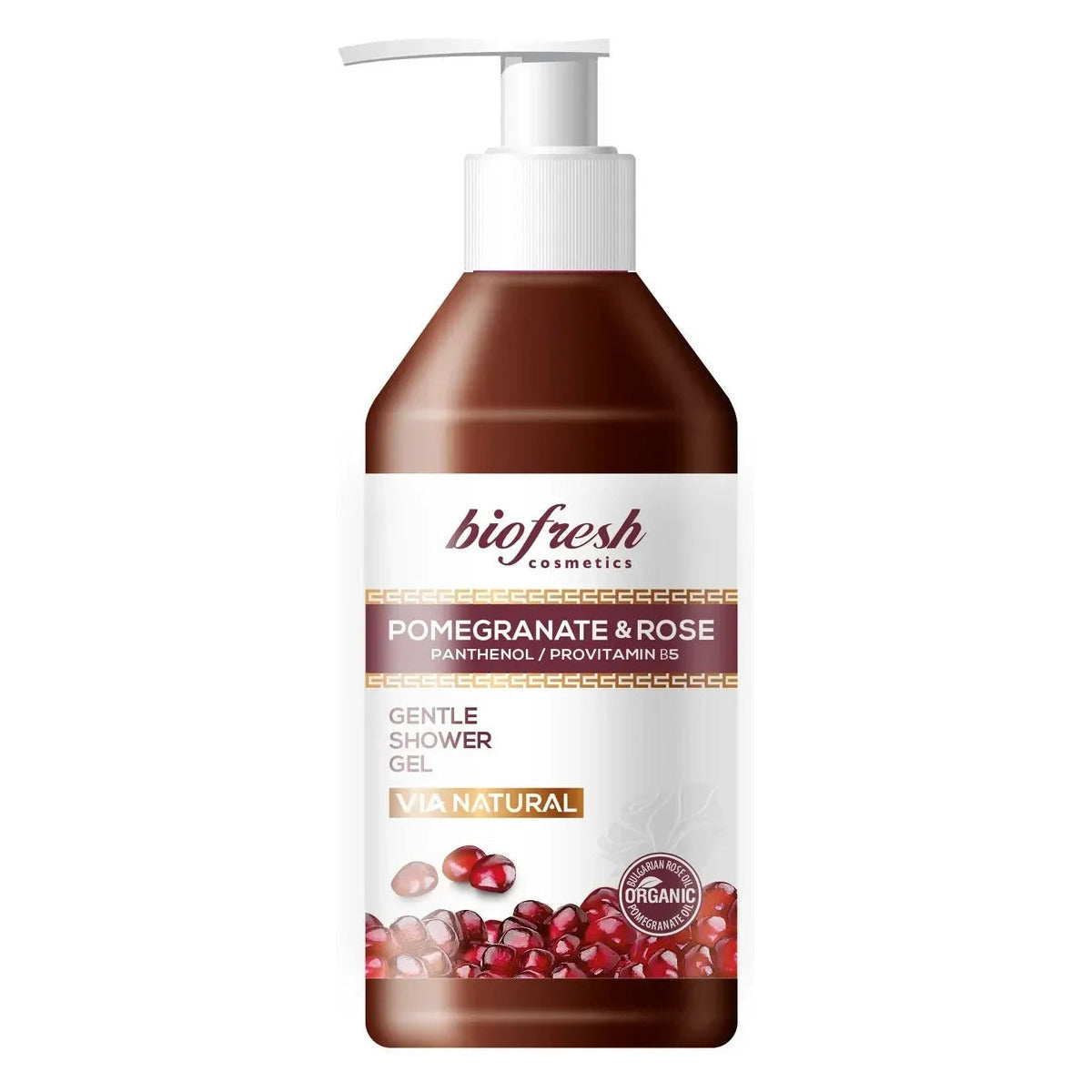 Гель для душу VIA Natural Pomegranate & Rose — квадратне фото товару