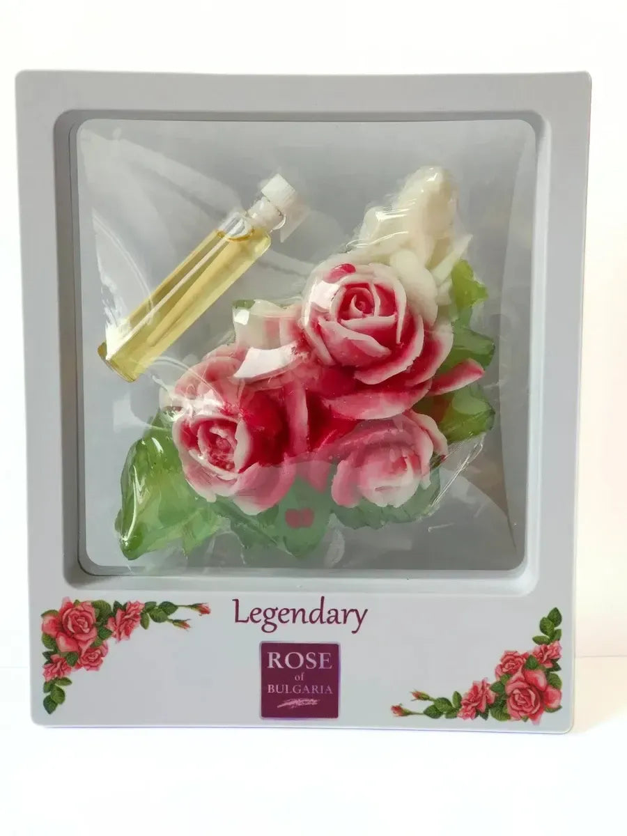 Подарунковий набір «Легенда» Rose of Bulgaria від BioFresh: мило 40 г і парфуми 2,1 мл