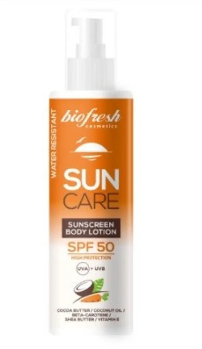 Сонцезахисний лосьйон для тіла UVA/UVB SPF 50 Sun Care BioFresh 200 мл