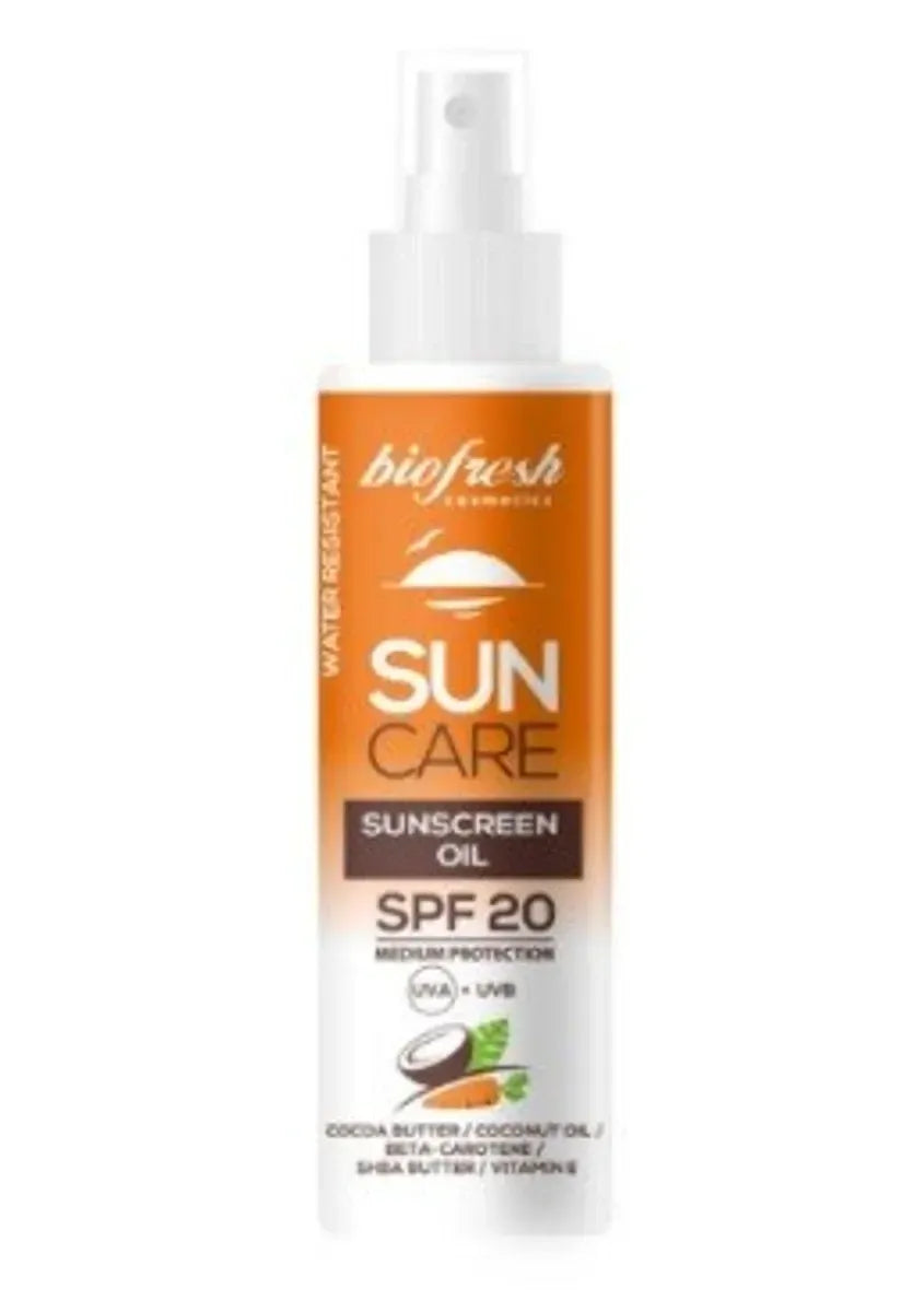 Сонцезахисна олія для обличчя і тіла SPF 20 Sun Care BioFresh 150 мл
