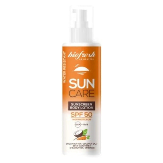 Сонцезахисний лосьйон BioFresh Sun Care SPF 50 — квадратне фото товару