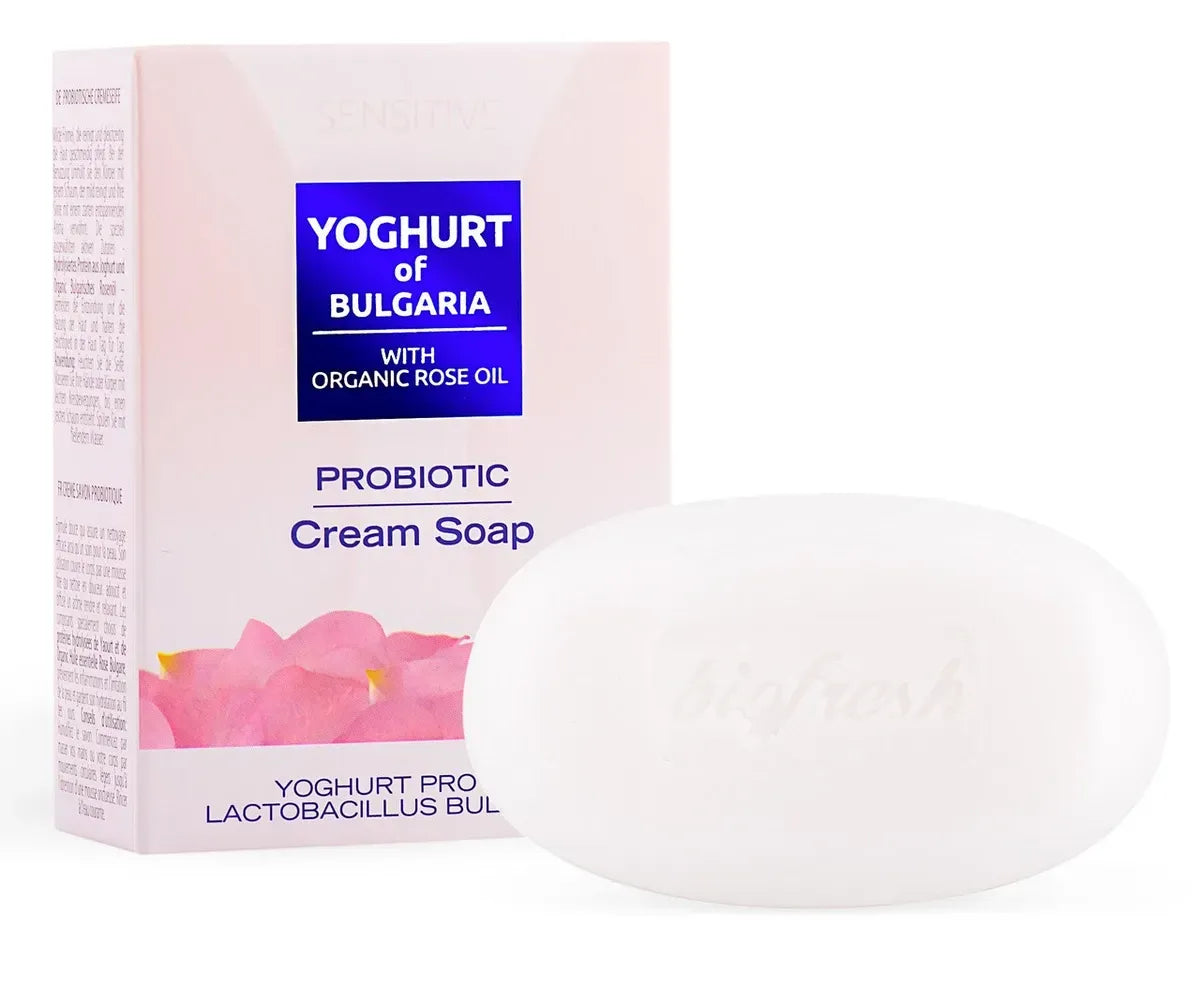 Пробіотичне крем-мило Yoghurt of Bulgaria з трояндовою олією від BioFresh 100 г