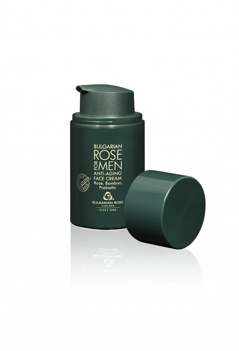 Чоловічий антивіковий крем Bulgarian Rose For MEN з трояндовою олією 50 мл