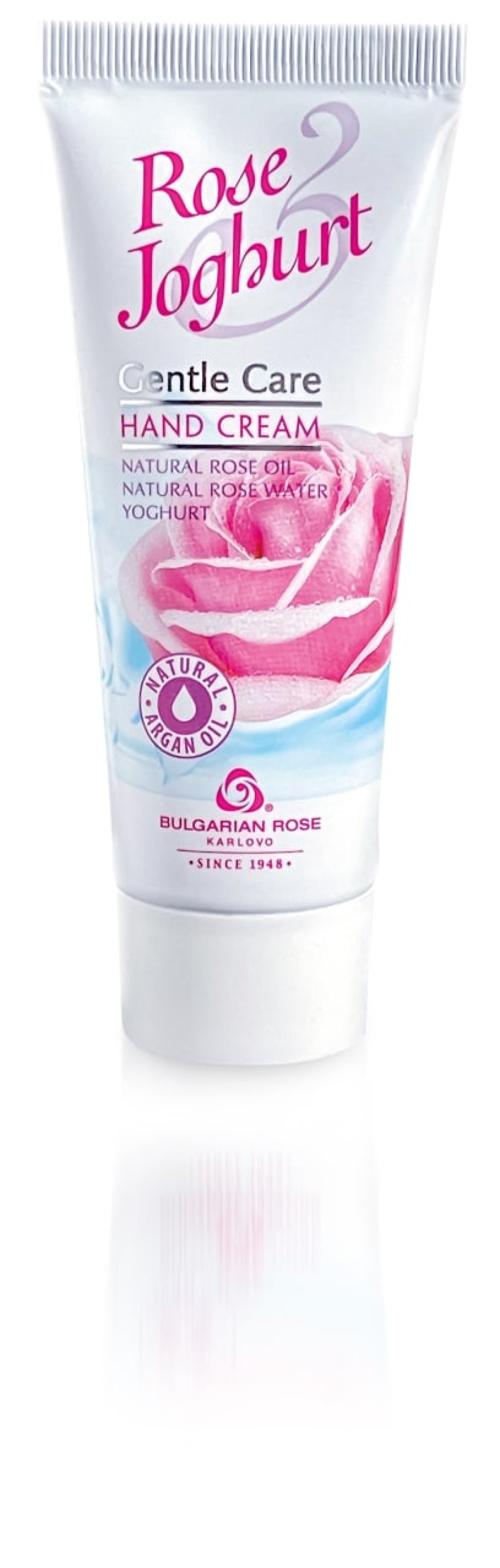 Крем для рук Rose & Joghurt з трояндовою олією та йогуртом від Bulgarian Rose 75 мл
