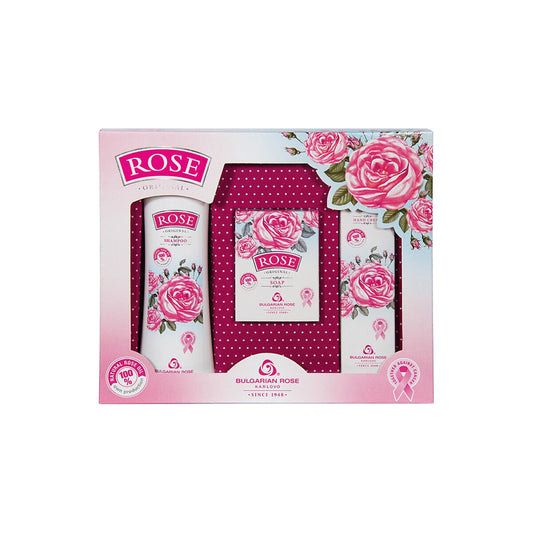 Подарунковий набір Rose Original з шампунем — квадратне фото товару