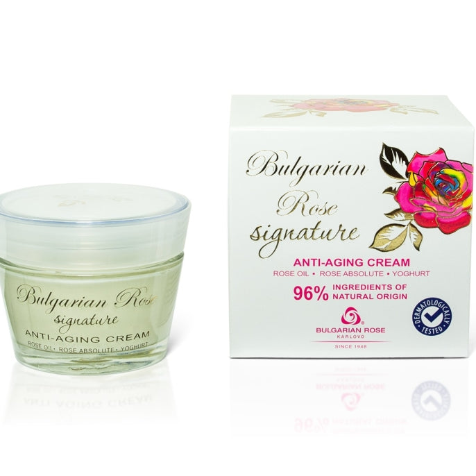 Крем для обличчя проти старіння Bulgarian Rose Signature, 50 мл