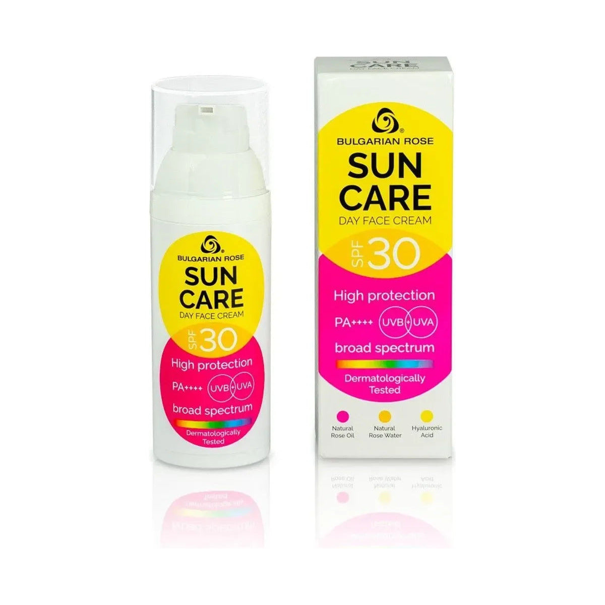 Денний крем Bulgarian Rose Sun Care SPF 30 — квадратне фото товару