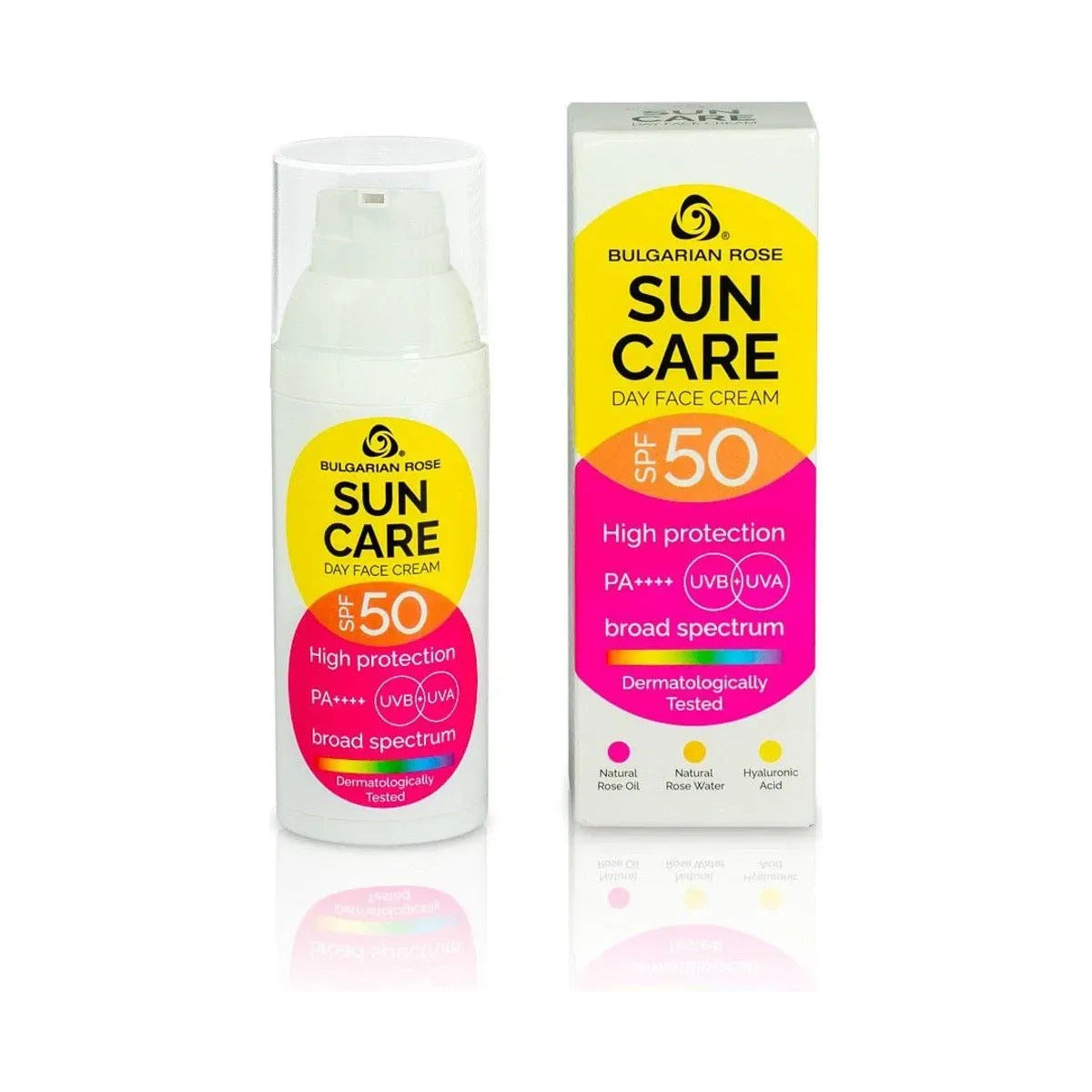Крем Bulgarian Rose Sun Care SPF 50 — квадратне фото товару