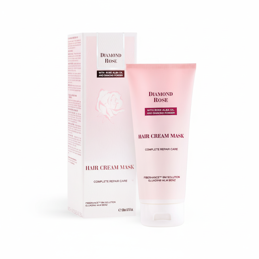 Diamond Rose Hair Cream Mask з упаковкою - квадратний формат