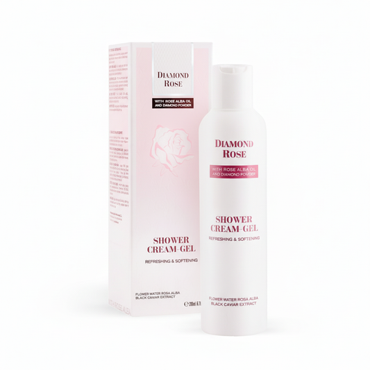 Diamond Rose Shower Cream-Gel з упаковкою - квадратний формат