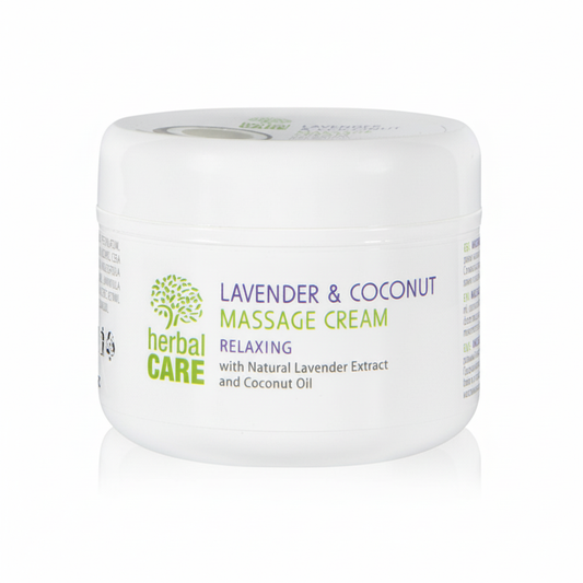 Herbal Care Lavender & Coconut Massage Cream - квадратний формат
