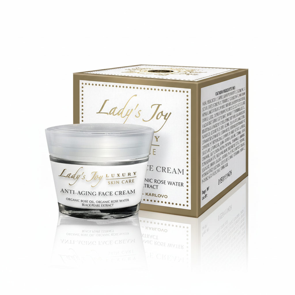 Крем для обличчя проти старіння Lady's Joy Luxury Bulgarian Rose 50 мл