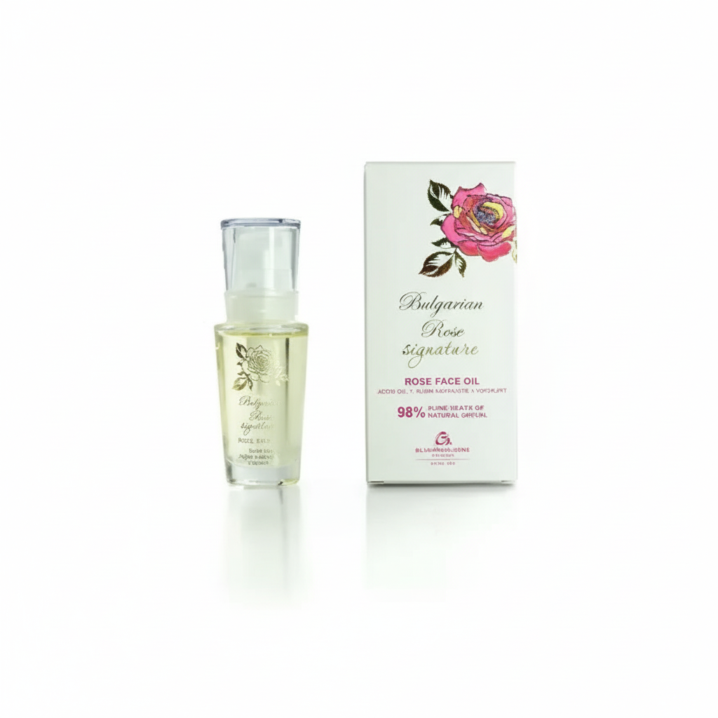 Олія для масажу обличчя, шиї та декольте Bulgarian Rose Signature від Bulgarian Rose 30 мл