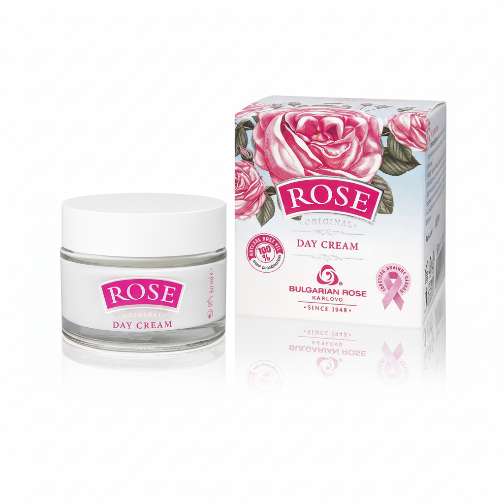 Денний крем для обличчя Rose Original від Bulgarian Rose 50 мл