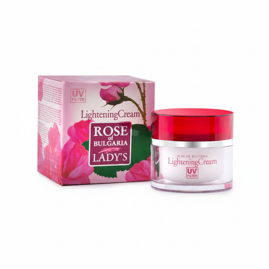 Відбілюючий крем для обличчя з UV-фільтром Rose of Bulgaria від BioFresh 50 мл