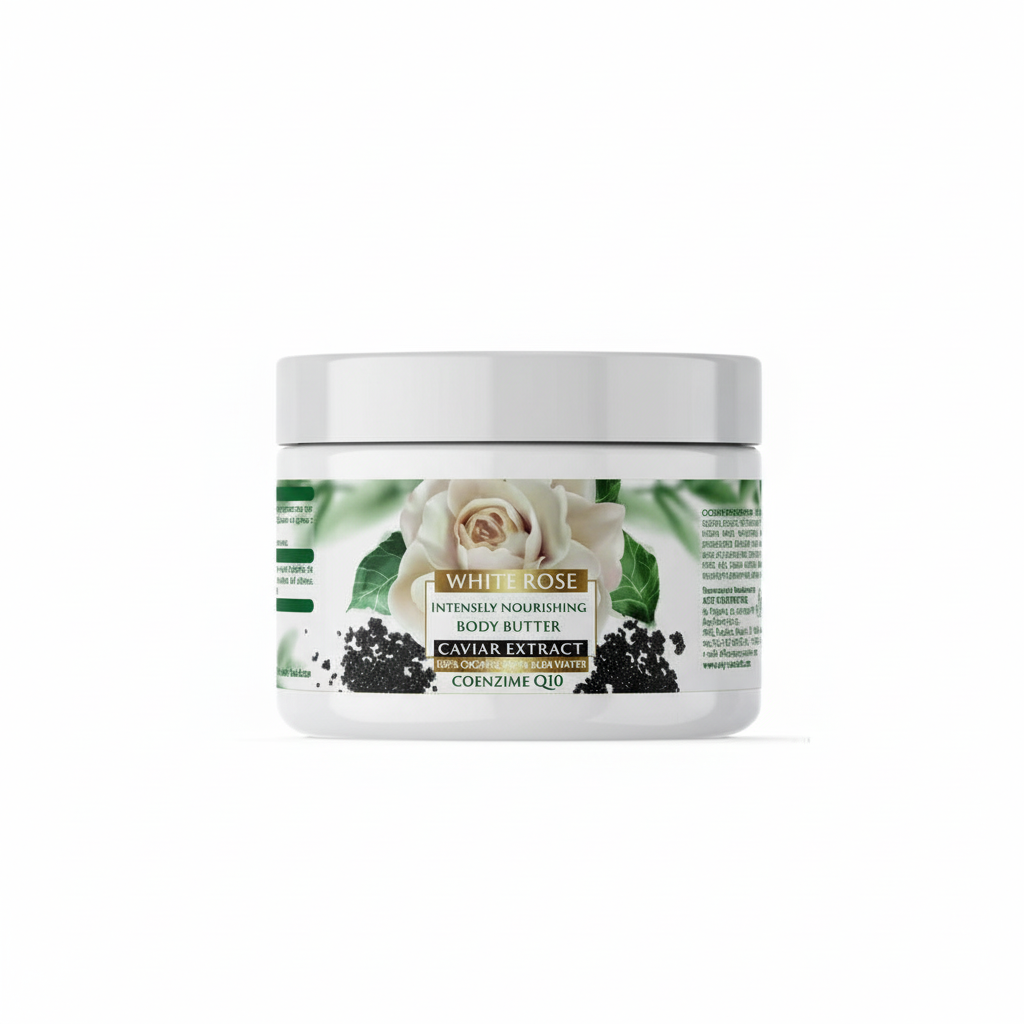 Крем-масло для тіла White Rose & Caviar від Arsy Cosmetics 300 мл