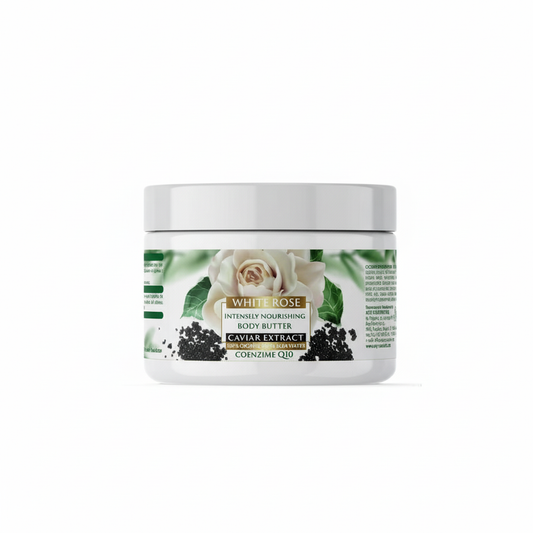 Крем-масло для тіла White Rose & Caviar від Arsy Cosmetics 300 мл