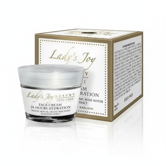 Крем для обличчя 24 годинна гідратація Lady's Joy Luxury від Bulgarian Rose 50 мл