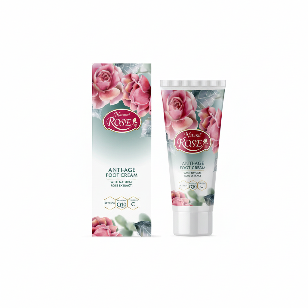 Крем для ніг Natural Rose Q10 від Arsy Cosmetics 75 мл