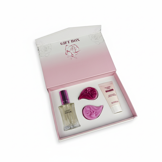 Подарунковий набір Rose of Bulgaria: Парфум та Натуральне мило від BioFresh