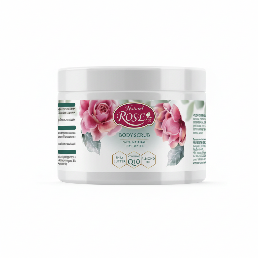 Скраб для тіла Natural Rose Q10 від Arsy Cosmetics 350 мл