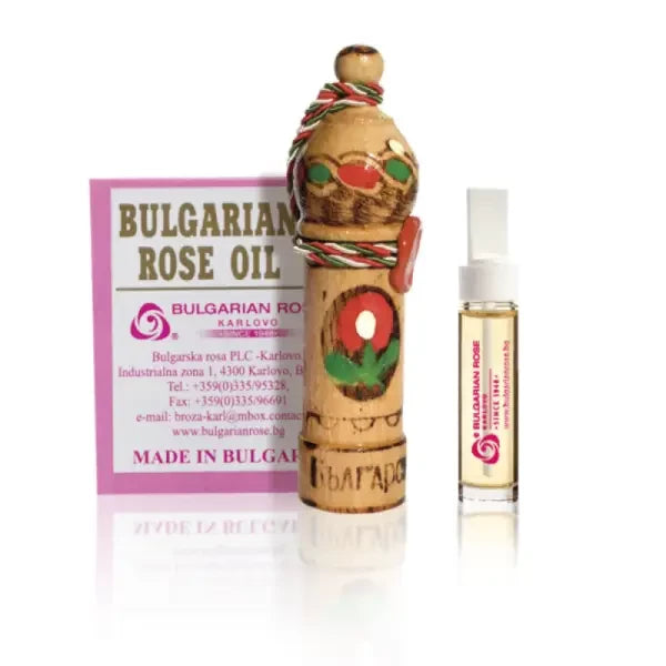 Олія троянди натуральна з квітів Rosa Damascena від Bulgarian Rose 1 гр