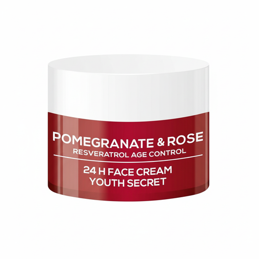 Pomegranate & Rose 24H Face Cream - баночка