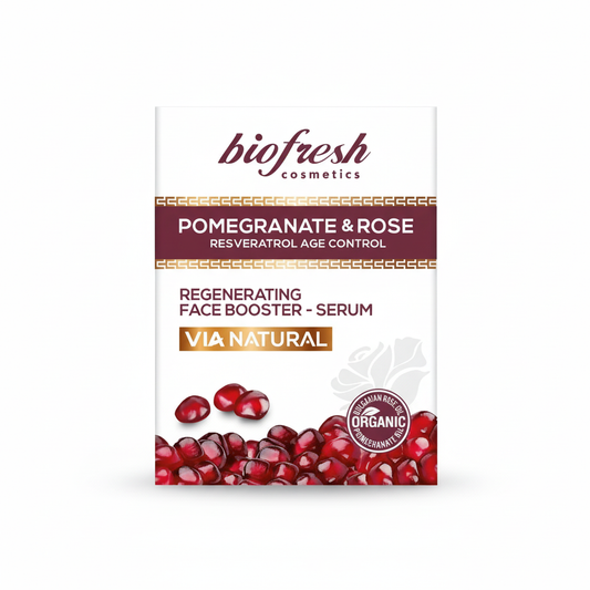Pomegranate & Rose Regenerating Face Booster Serum - квадратний формат