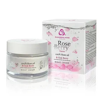 Нічний крем Rose Berry Nature від Bulgarian Rose 50 мл