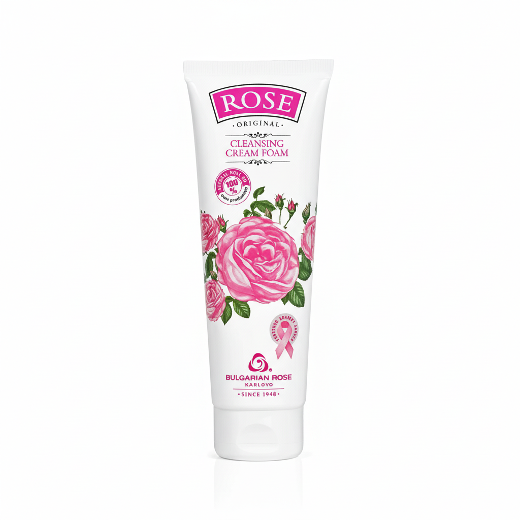 Rose Original Cleansing Cream Foam - квадратний формат