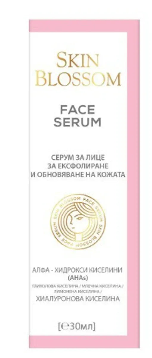 Ексфоліативна оновлювальна сироватка з AHA Skin Blossom від BioFresh 30 мл — вигляд спереду